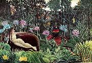 Henri Rousseau Yadwighas drom oil on canvas